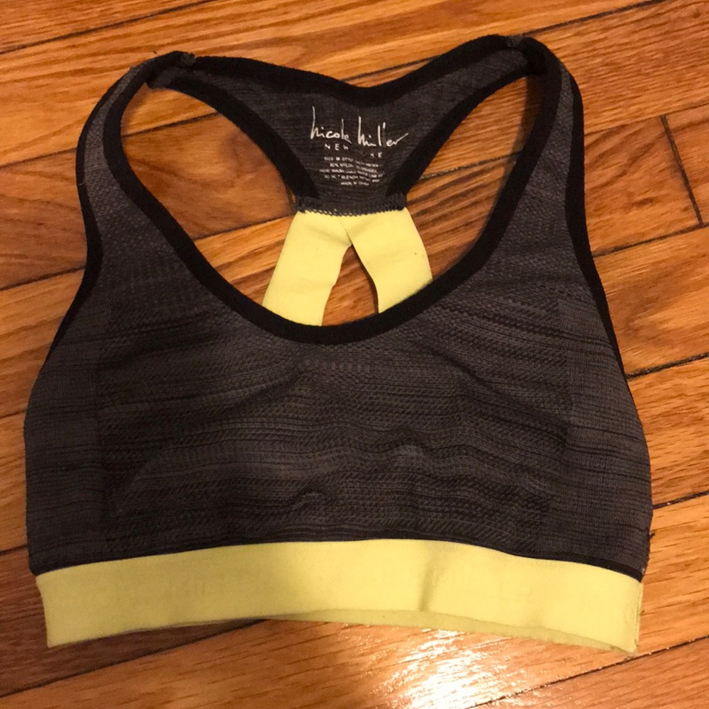 Sports bra with strappy back